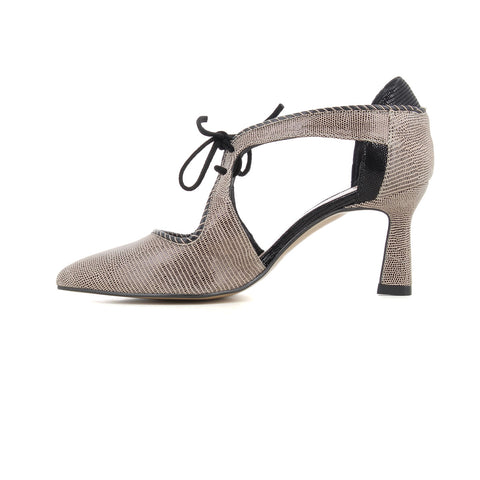 Zapato Taupe/negro