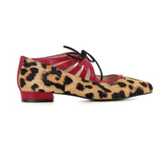 Zapato Natural/red Pop