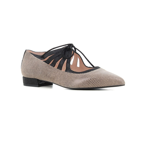 Zapato Taupe/negro