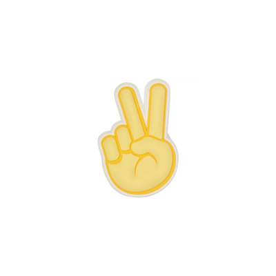 Jibbitz Peace Hand Sign