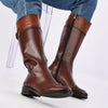 Bota CastaÑo/cuero