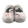 Zapatilla Gris Perla/rosa