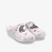 Zapatilla Gris Perla/rosa