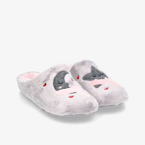 Zapatilla Gris Perla/rosa