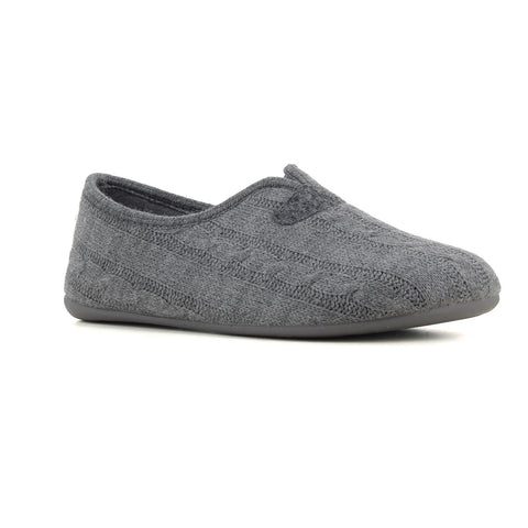 Zapatilla Gris Oscuro