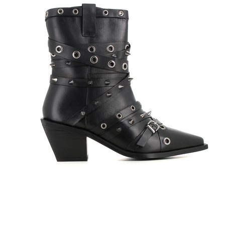 Botin Cowboy Negro