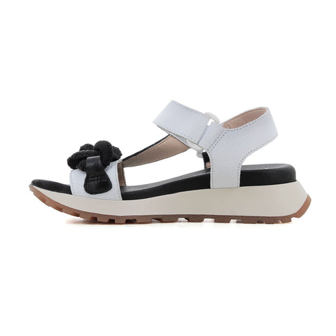 Sandalia White/black