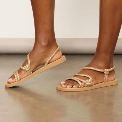Sandalia Beige