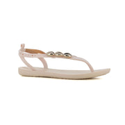 Sandalia Beige/gold