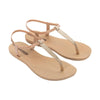 Sandalia Beige/gold