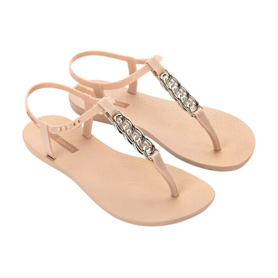 Sandalia Beige/gold