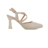 Zapato Destalonado Crema