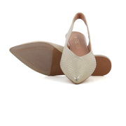 Francesita Destalonada Beige/oro