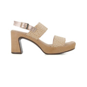 Sandalia Beige/marron