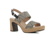 Sandalia Negro/beige