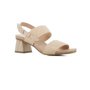 Sandalia Beige/marron