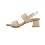 Sandalia Beige/marron