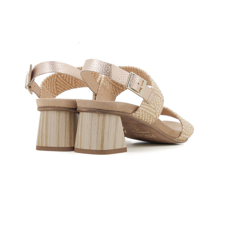 Sandalia Beige/marron