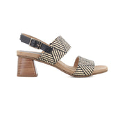 Sandalia Negro/beige