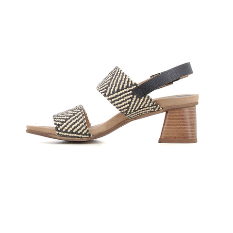 Sandalia Negro/beige