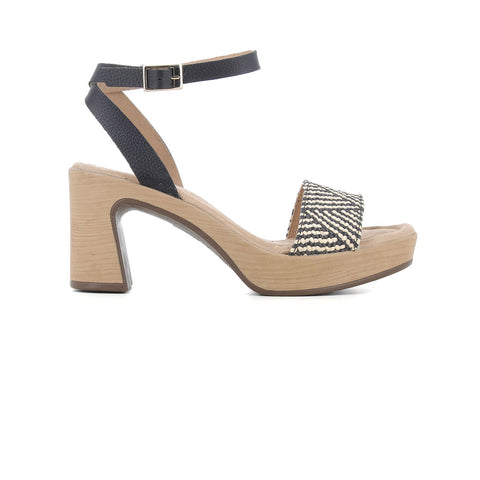 Sandalia Negro/beige