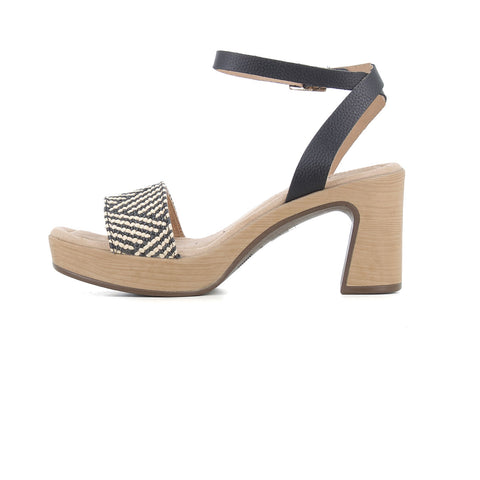 Sandalia Negro/beige