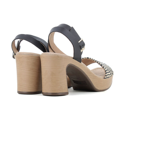 Sandalia Negro/beige