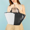 Bolso blanco y negro
