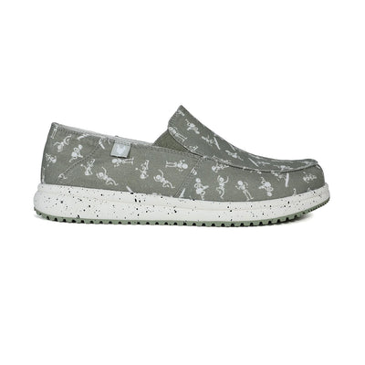 Mocasin Kaki/blanco